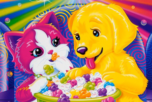 Lisa Frank Dog and Cat